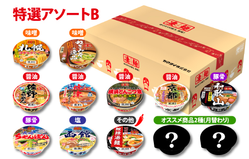特選アソート：Bセット(※公式通販限定、凄麺12食セット)